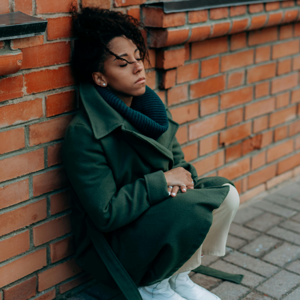 Image of a young adult lady who is dealing with role confusion and low selfesteem