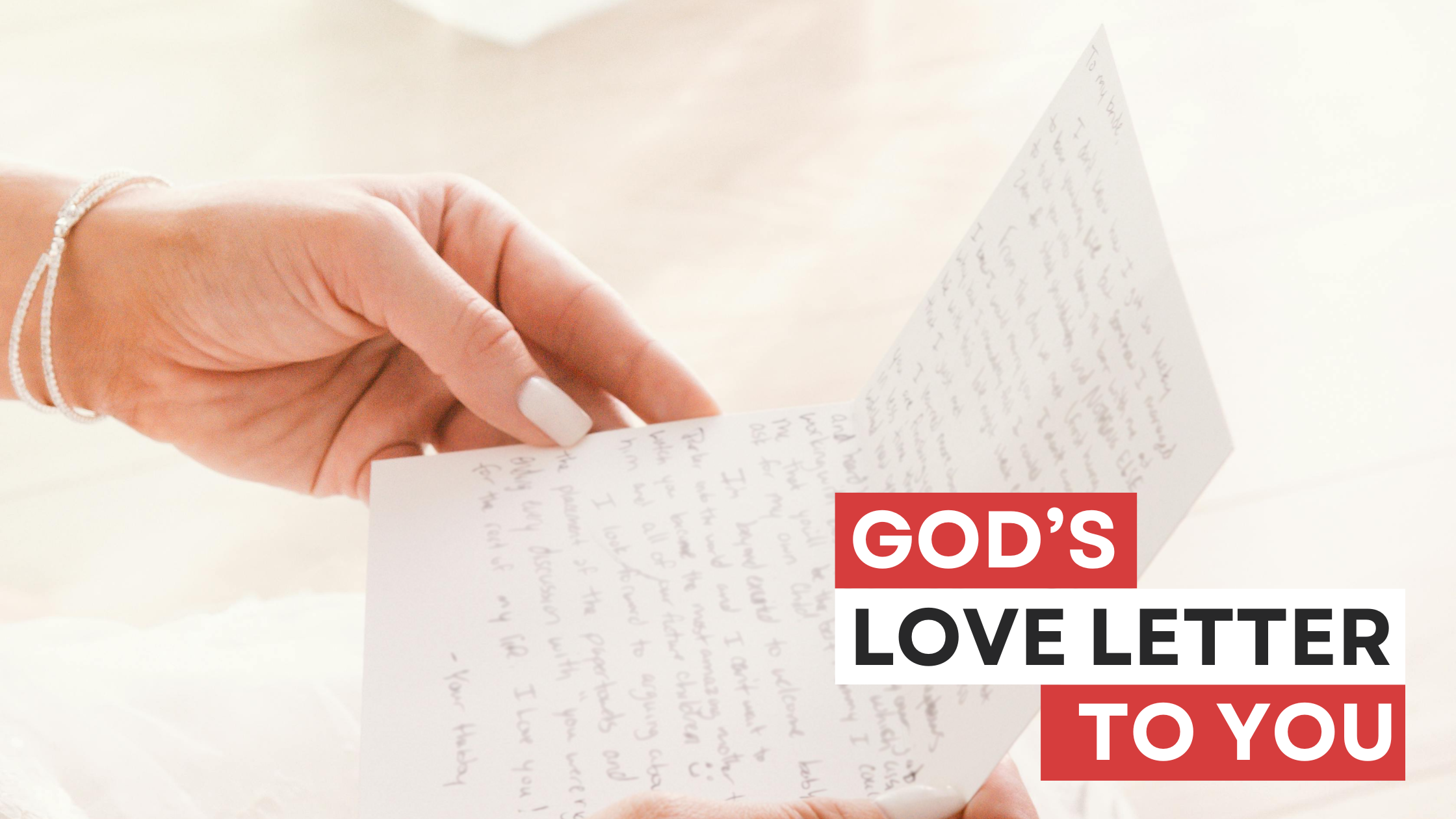 Read more about the article GOD’S LOVE LETTER TO YOU